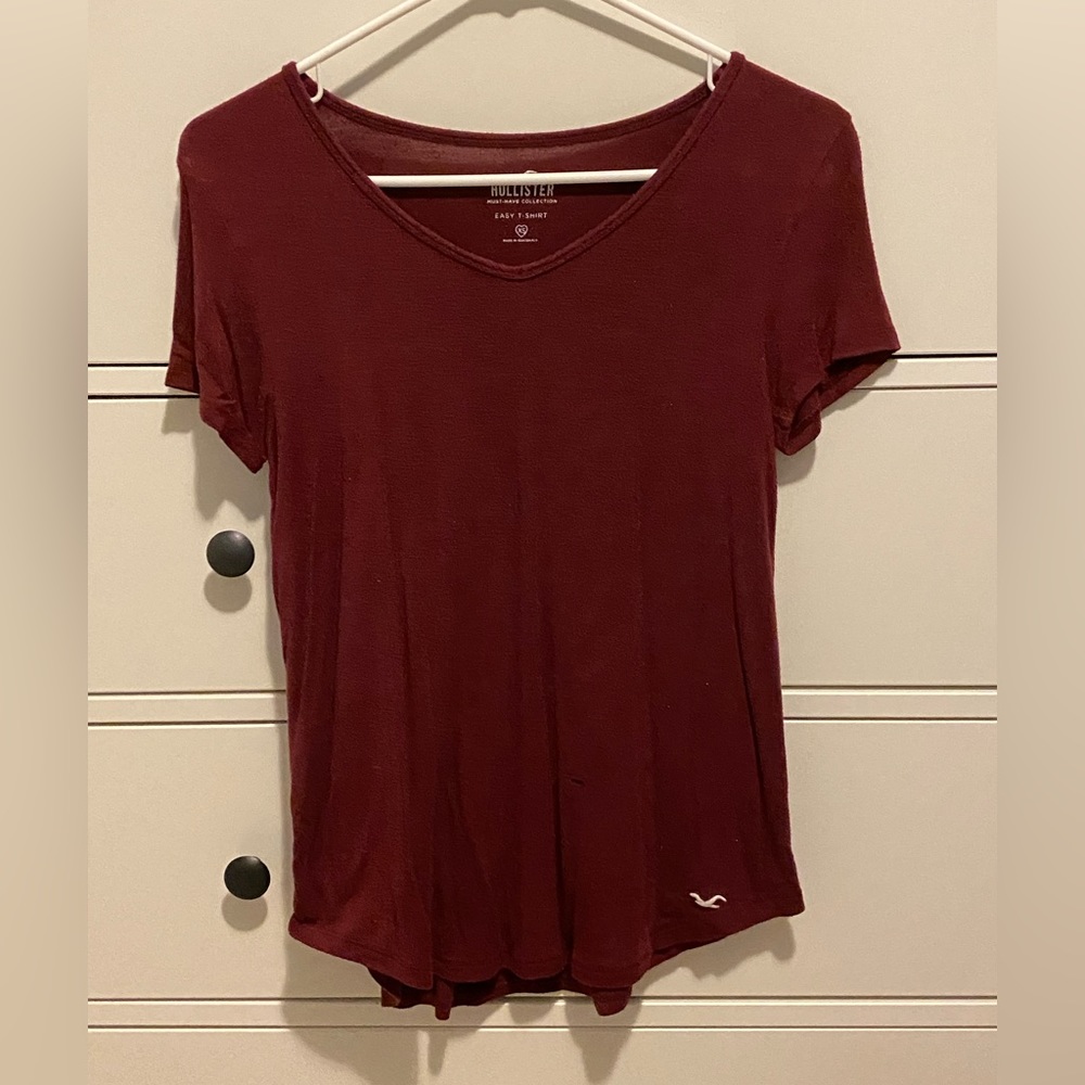 Basic red t-shirt, XS but fits more like a small or medium
